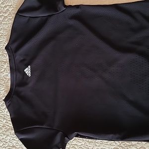 Adidas training tee womens small black